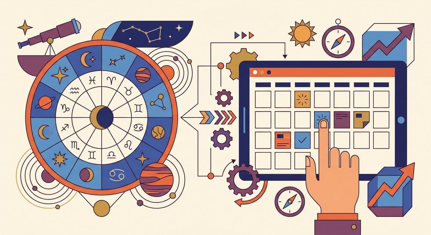 Astrofluence para o Google Calendar: fluxo de trabalho completo para 2026