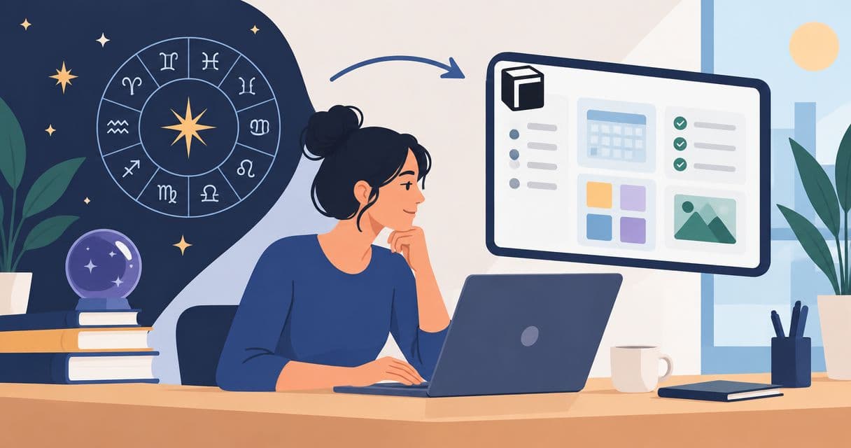 Astrofluence para o Notion: fluxo de trabalho completo do workspace em 2026