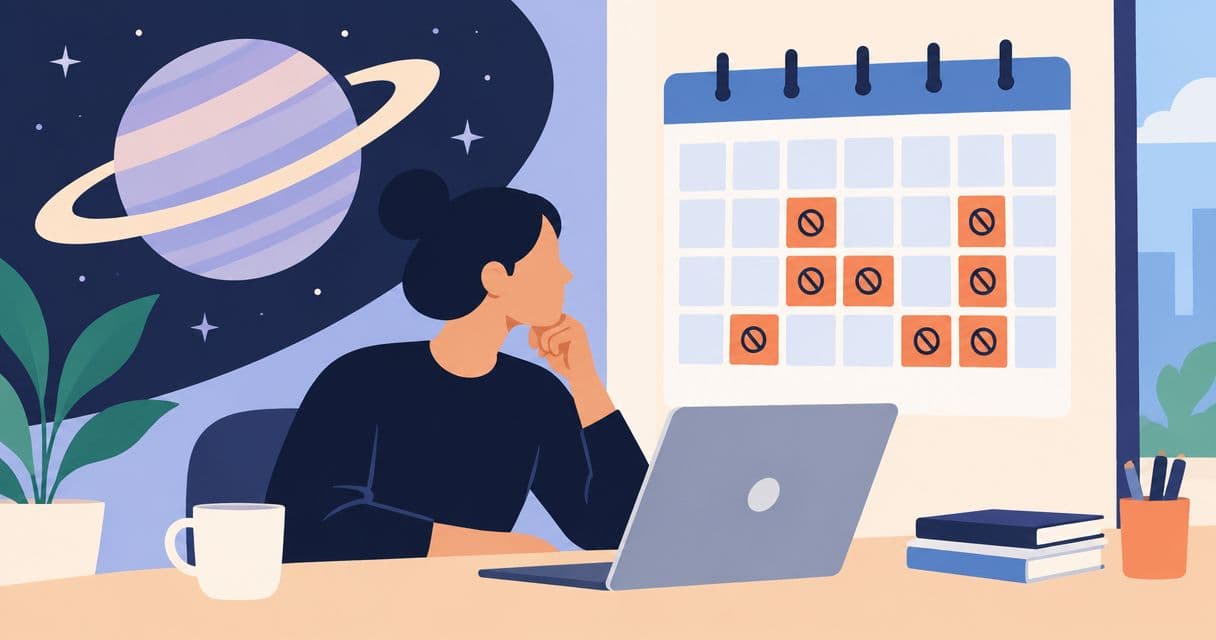 Bloqueie automaticamente dias de carreira quando seu Retorno de Saturno chegar